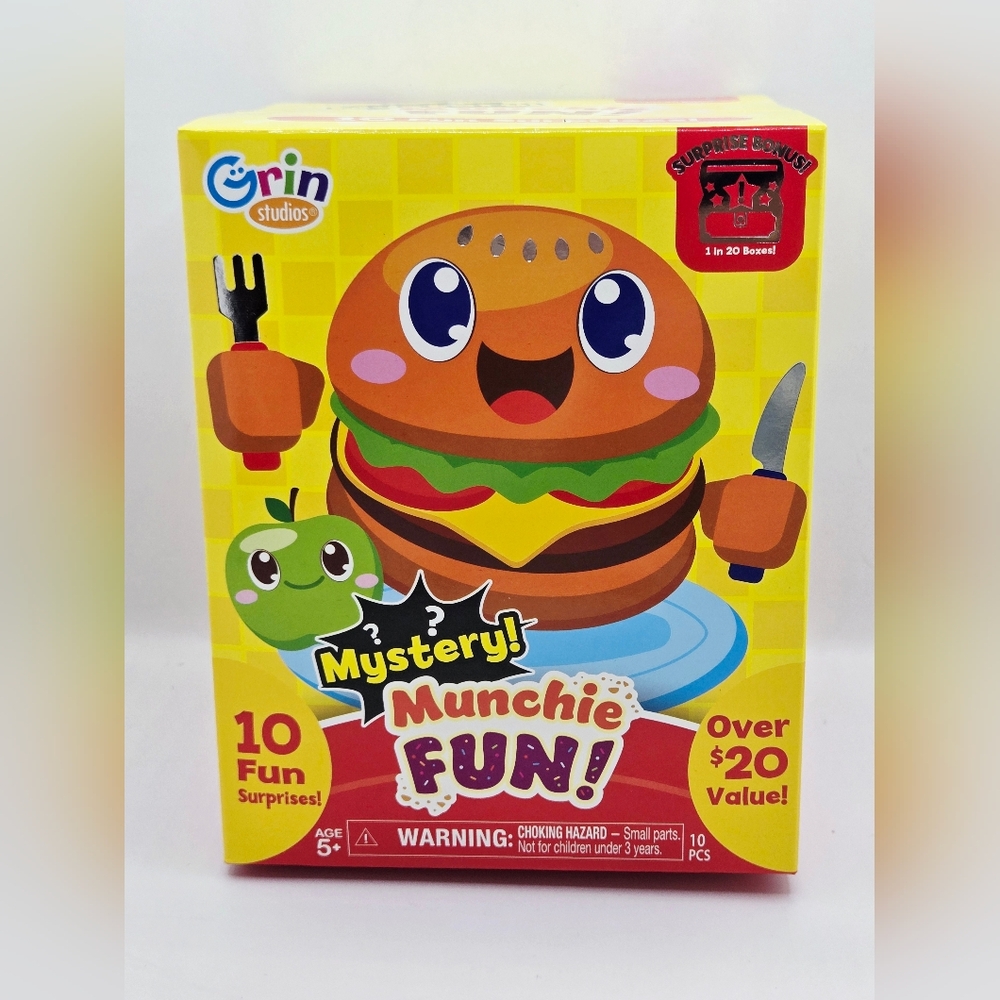 Corin Studios Mystery Munchie Fun Blind Box Toy Set | 10 Surprises | Ages 5+